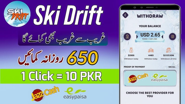 Ski Drift Earning App – Earn Money Online – Affiliate Marketing Program