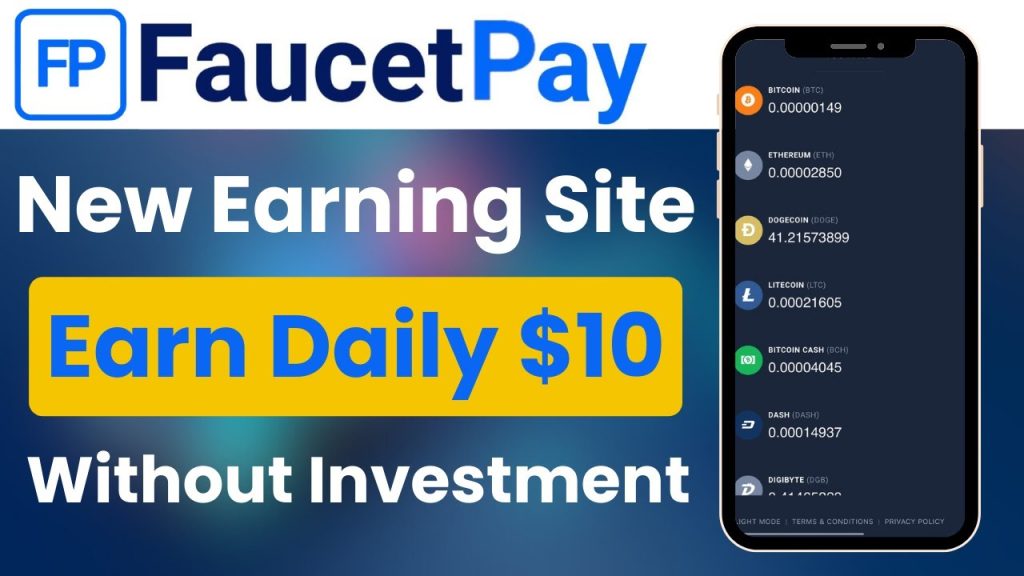 FaucetPay.io Earning Website Without Investment