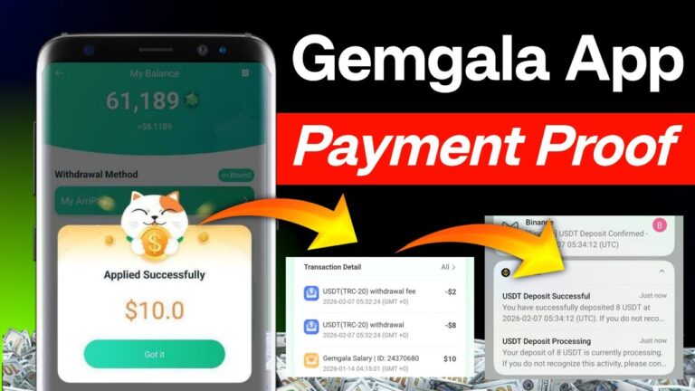 Gemgala Online Earning App – High Affiliate Marketing APP